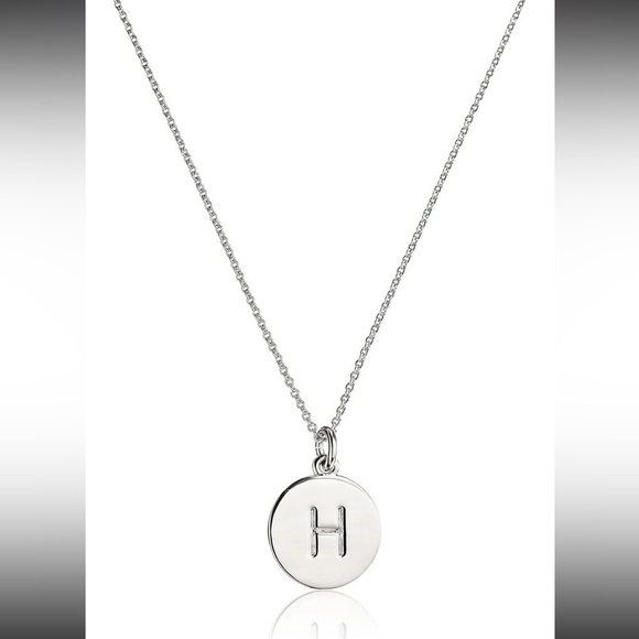 kate spade Jewelry - Kate Spade New York Initial Pendant Necklace H Silver